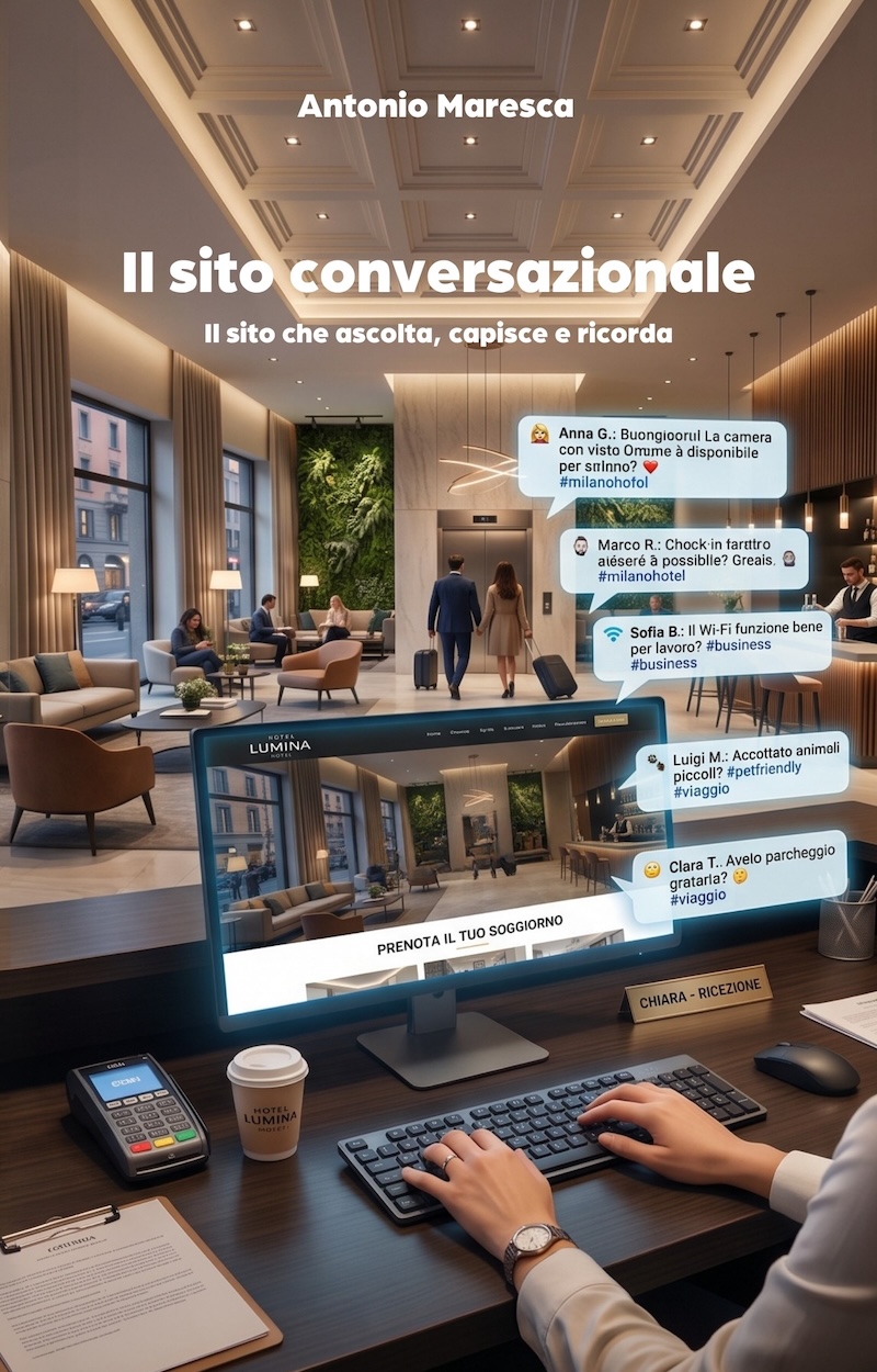 Copertina del libro Il Sito Conversazionale - Antonio Maresca