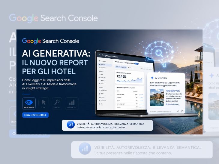 Google Search Console e AI generativa: come leggere il nuovo report per gli hotel